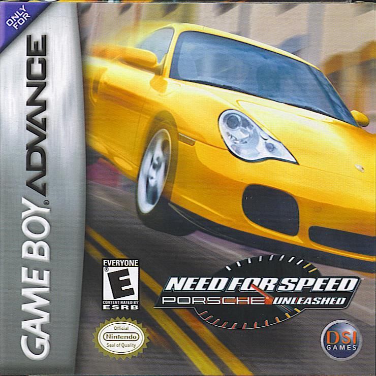 Need for Speed: Porsche Unleashed box art for GameBoy Advance